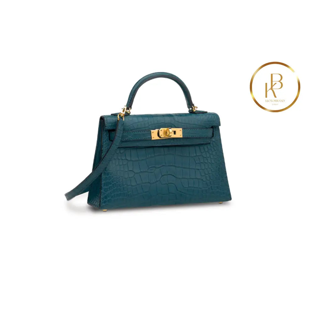 Kelly 20 Mini Ii Colvert Alligator Ghw Handbags