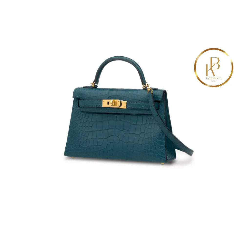 Kelly 20 Mini Ii Colvert Alligator Ghw Handbags