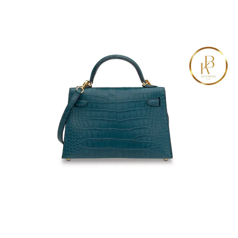 Kelly 20 Mini Ii Colvert Alligator Ghw Handbags