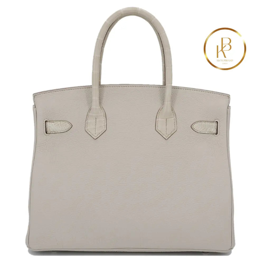 Birkin 30 Touch Alligator Beton Togo Handbags