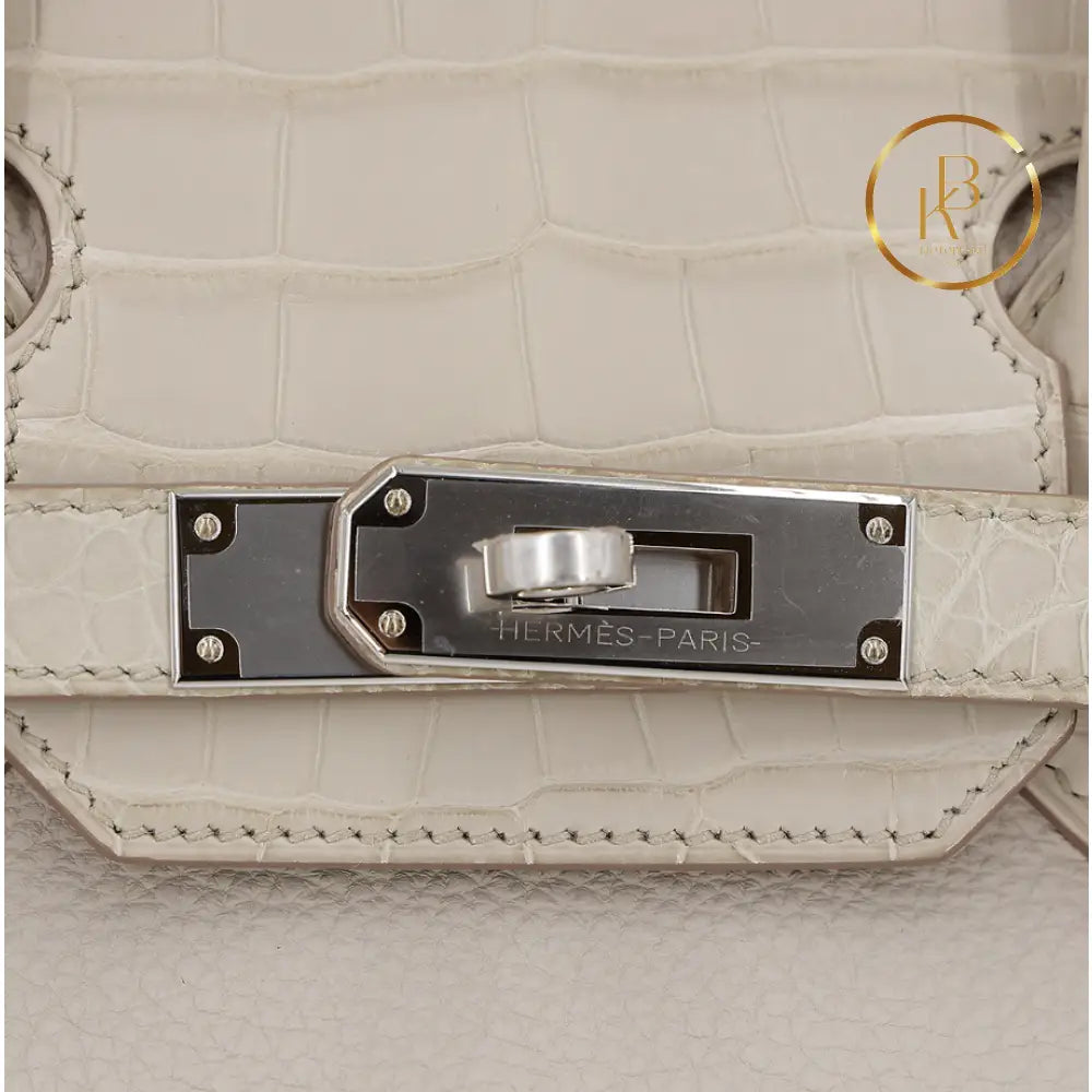 Birkin 30 Touch Alligator Beton Togo Handbags