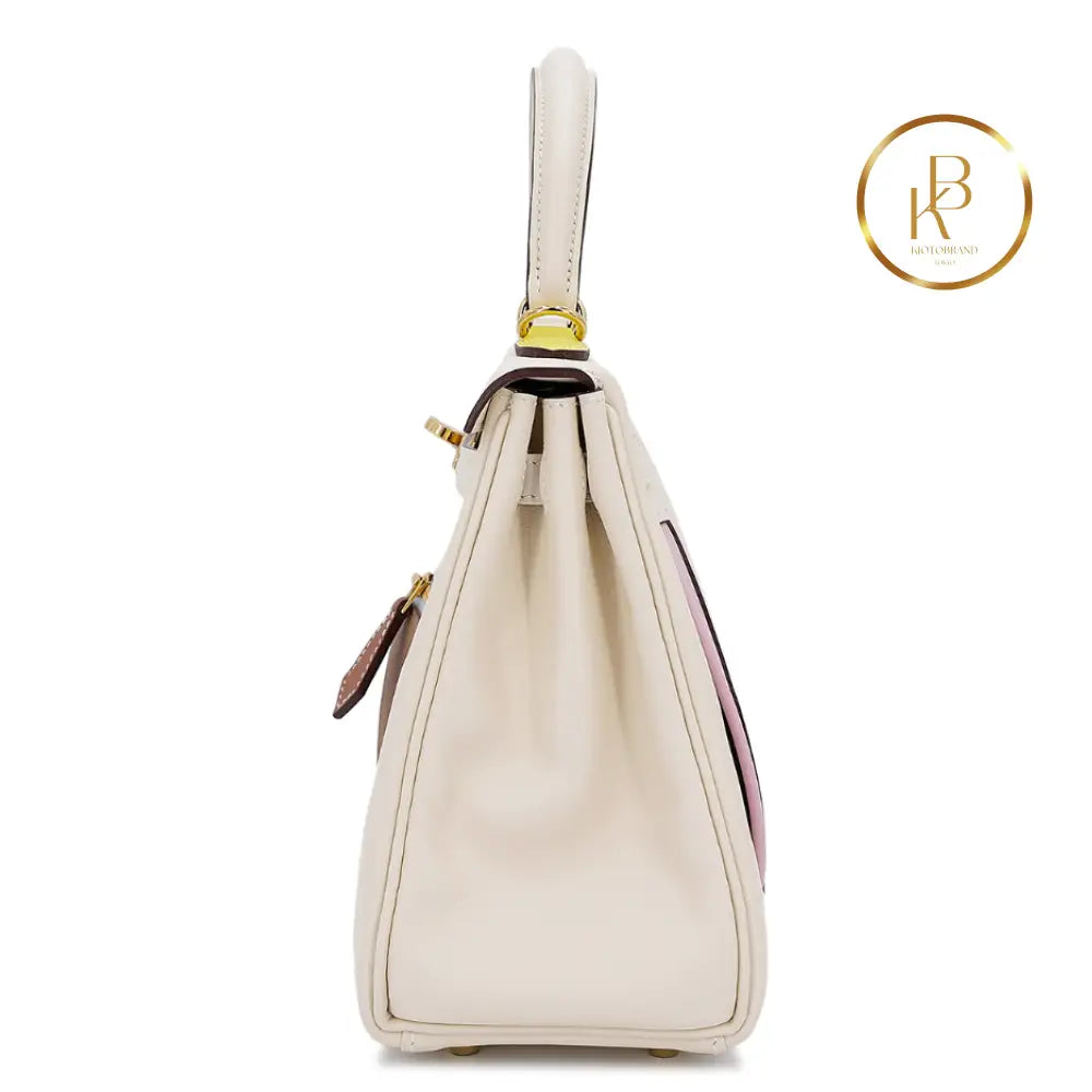 Kelly 25 Colormatic Swift Ghw Limited Edition Handbags