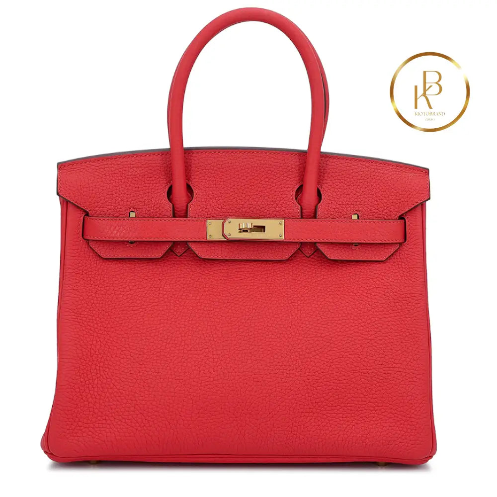 Birkin 30 Rouge Tomate Togo Handbags