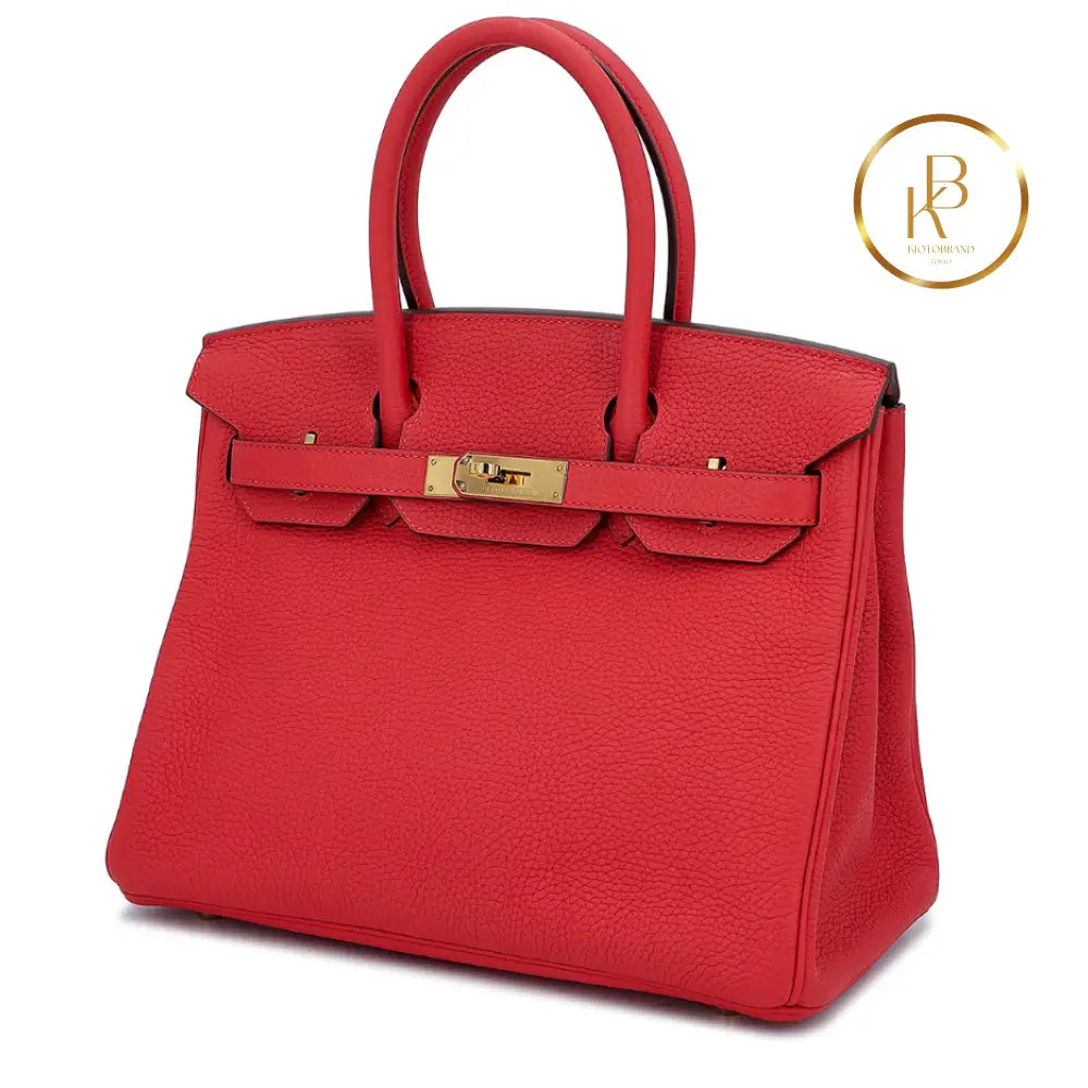 Birkin 30 Rouge Tomate Togo Handbags