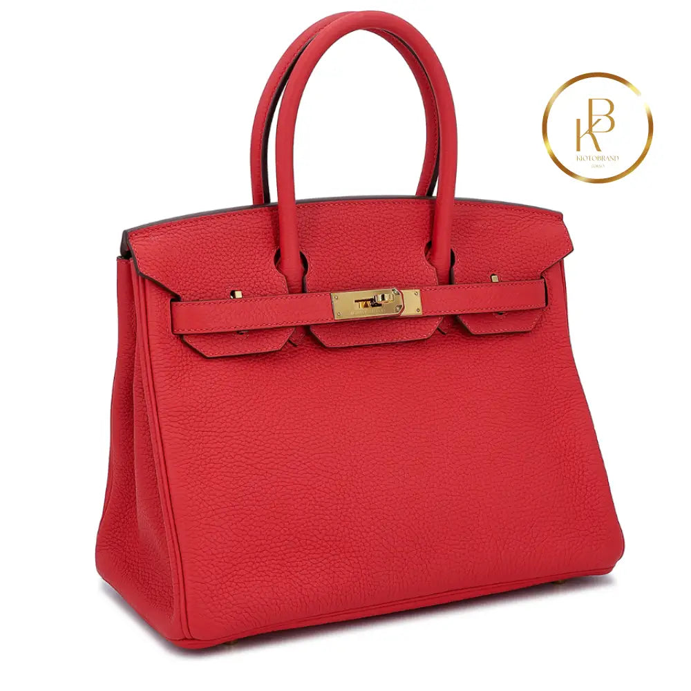 Birkin 30 Rouge Tomate Togo Handbags