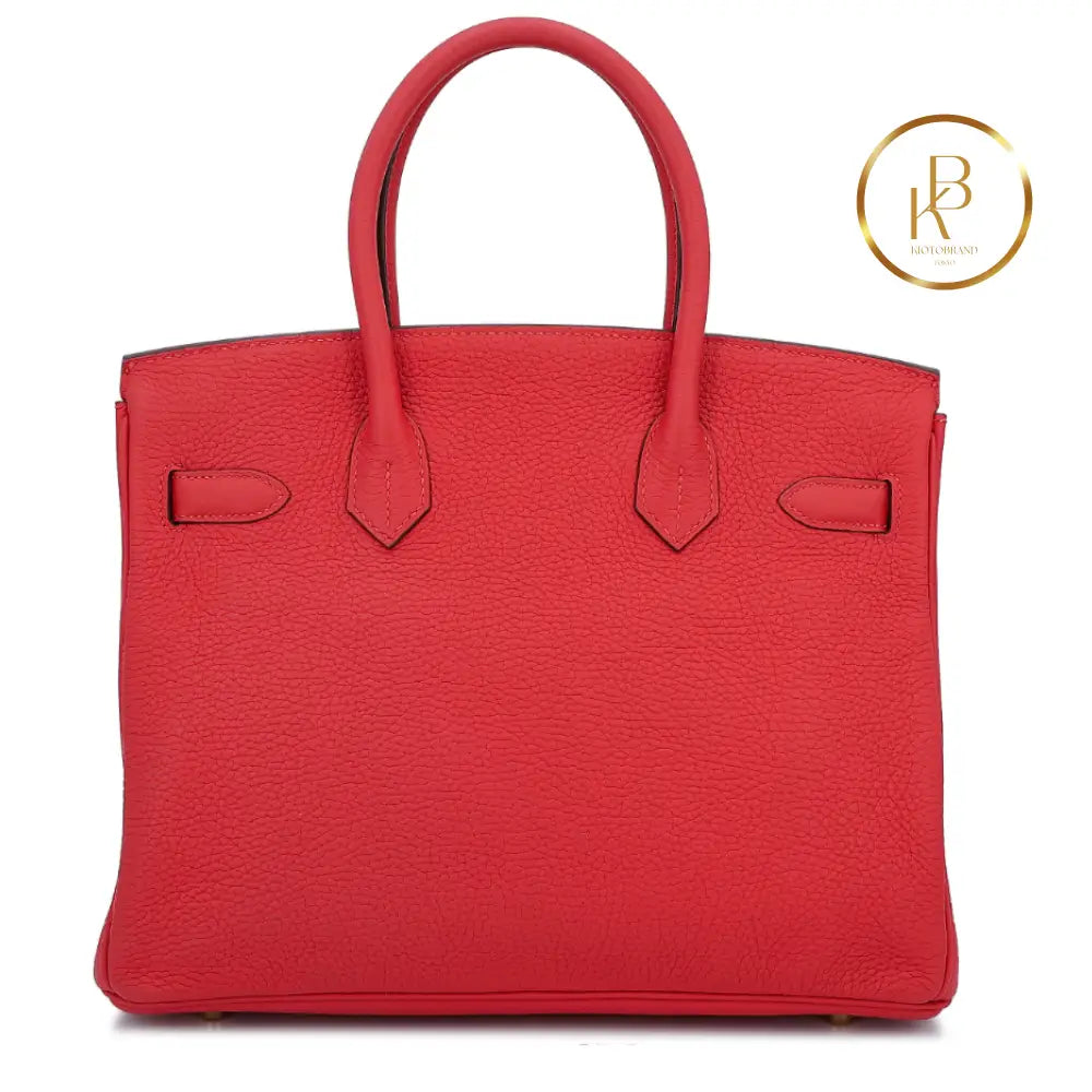 Birkin 30 Rouge Tomate Togo Handbags