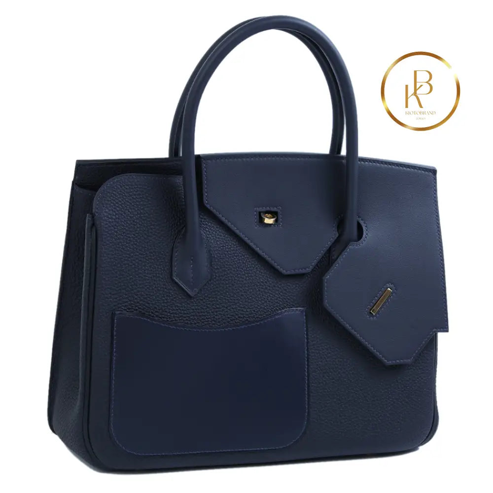 Birkin 30 Limited Edition Caban Blue Indigo Swift & Togo Handbags