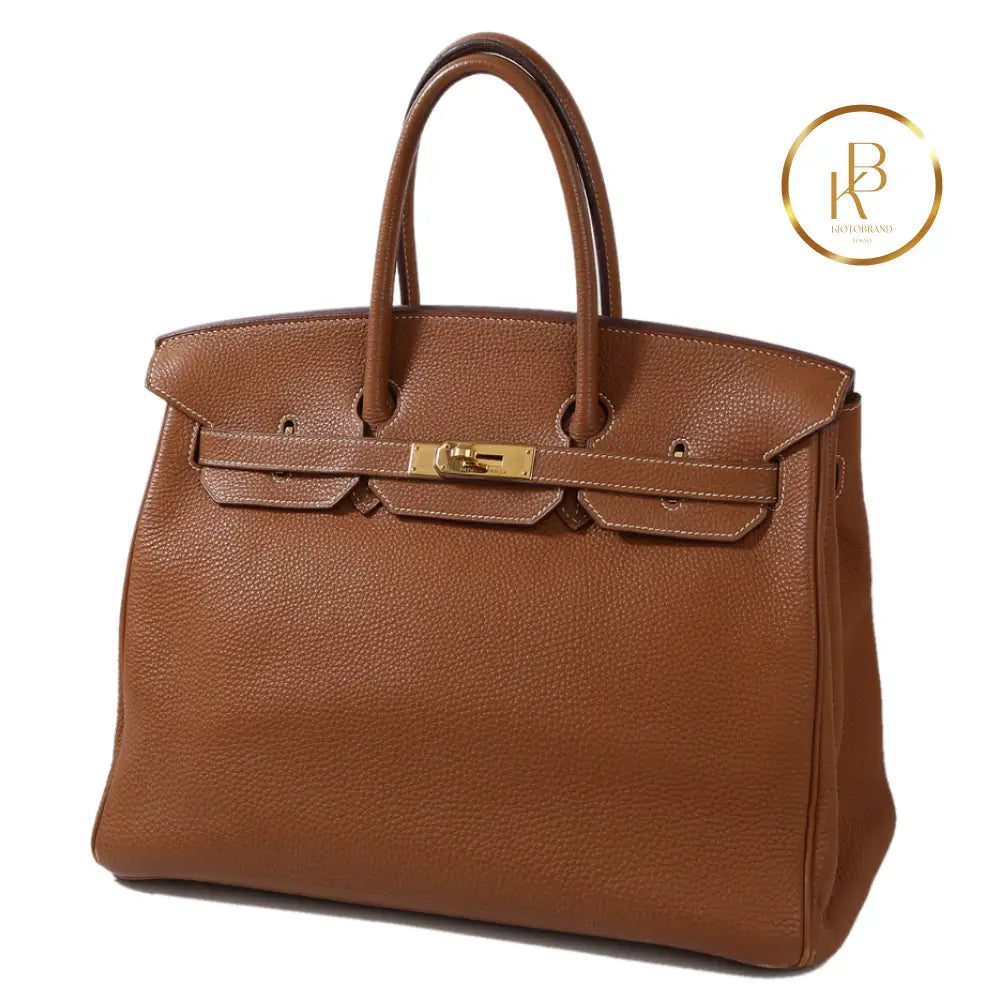 Birkin 35 Gold Togo Handbags