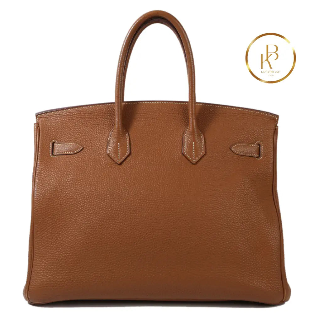 Birkin 35 Gold Togo Handbags