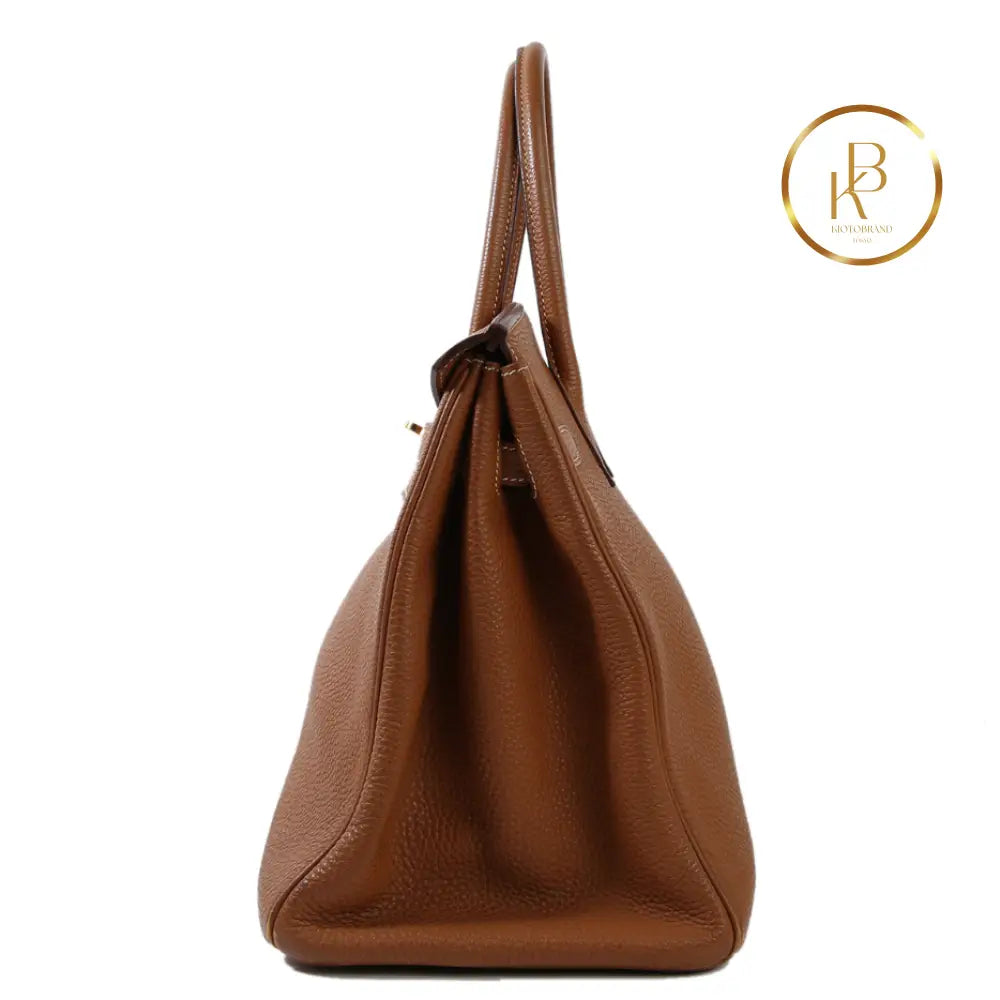 Birkin 35 Gold Togo Handbags