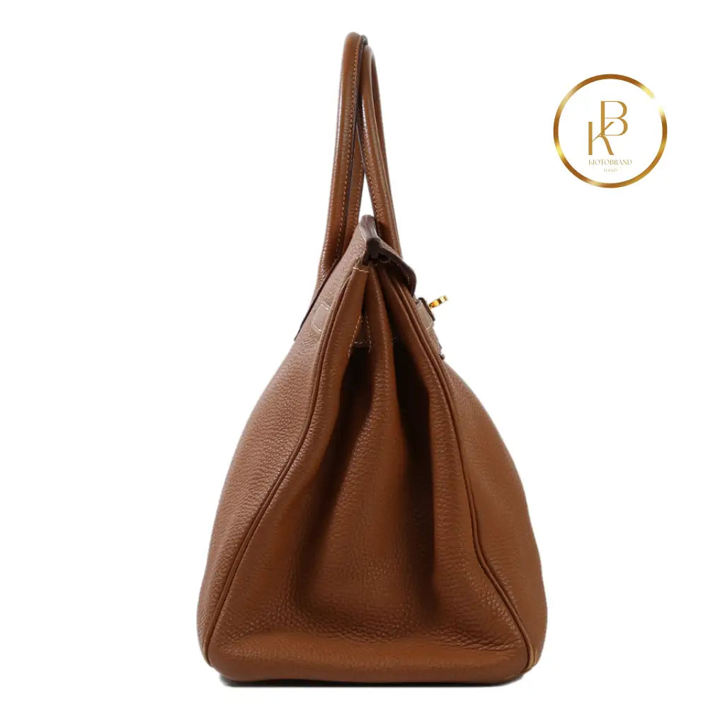 Birkin 35 Gold Togo Handbags