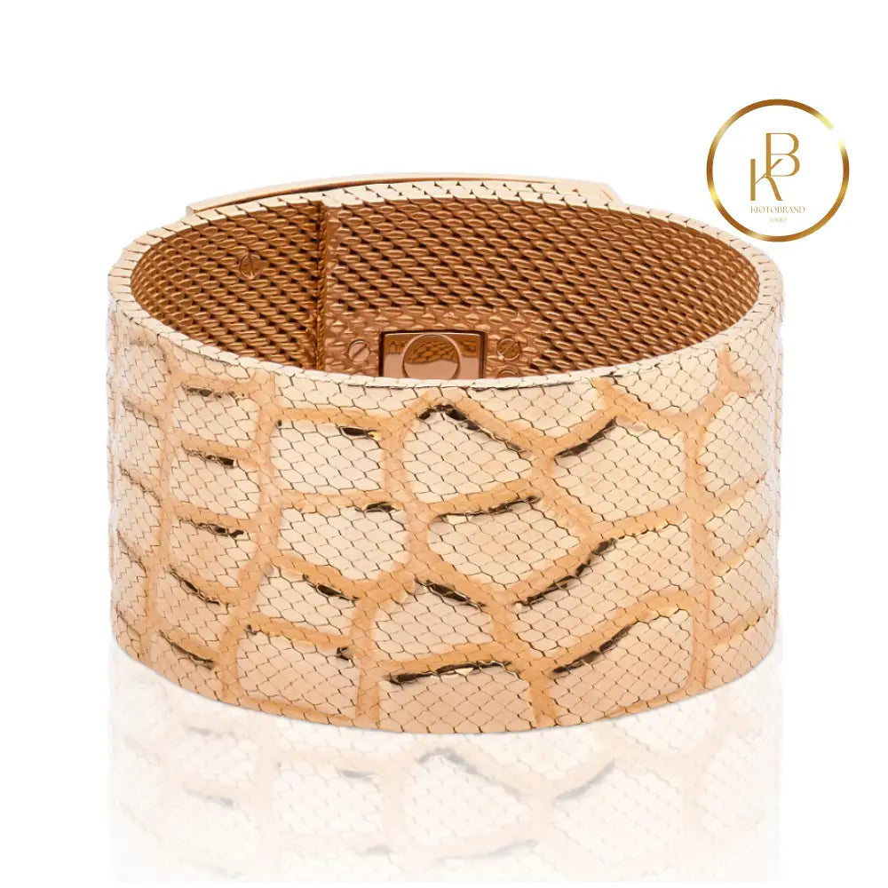 18K Rose Gold & Diamond Kelly Bracelet Bracelet