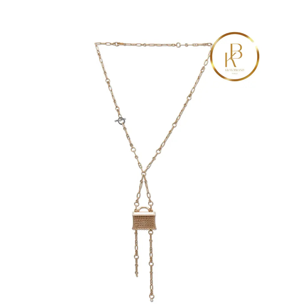 18K Rose Gold Diamond Prècieux Kelly Necklace (Limited Edition)