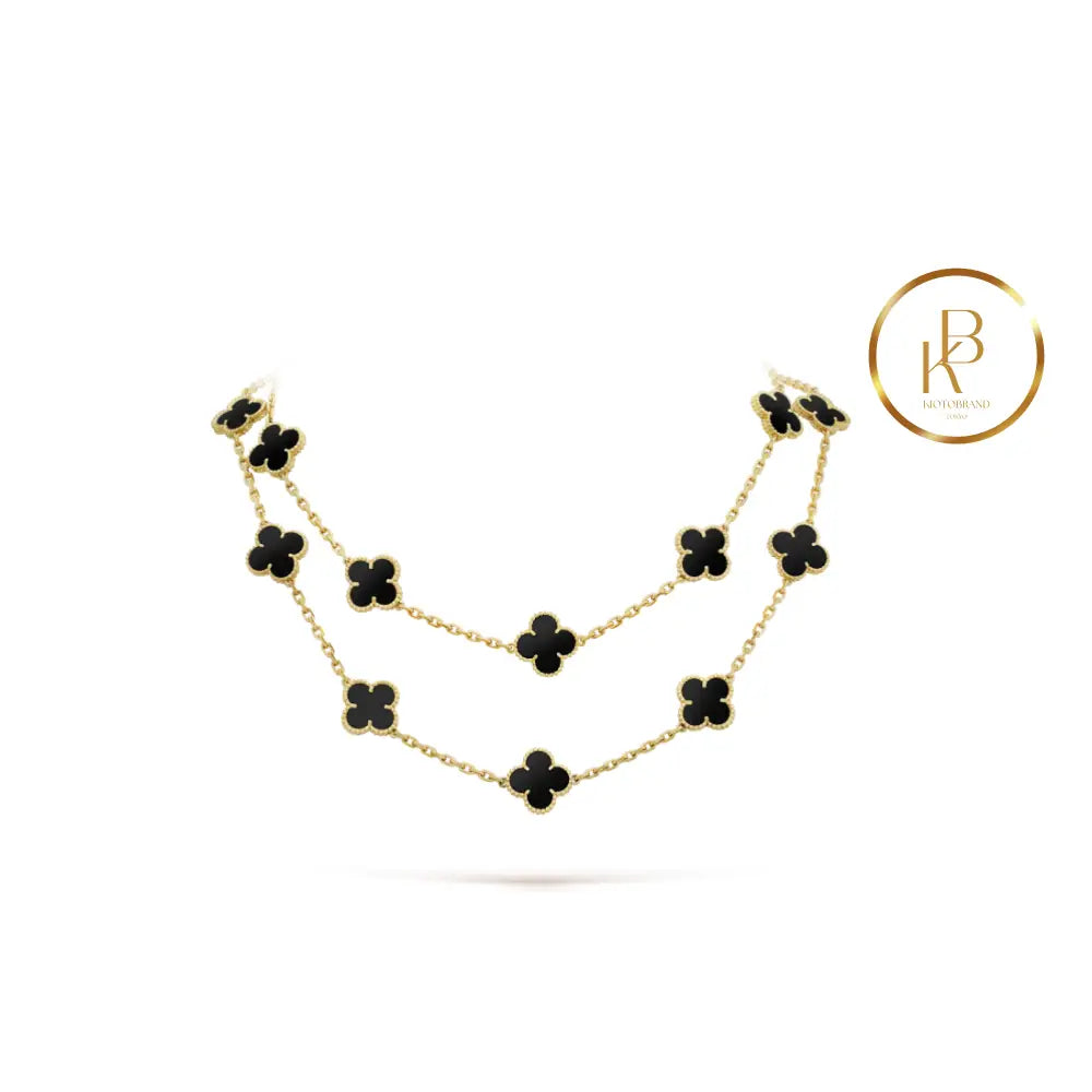 Vintage Alhambra Long Necklace 20 Motifs