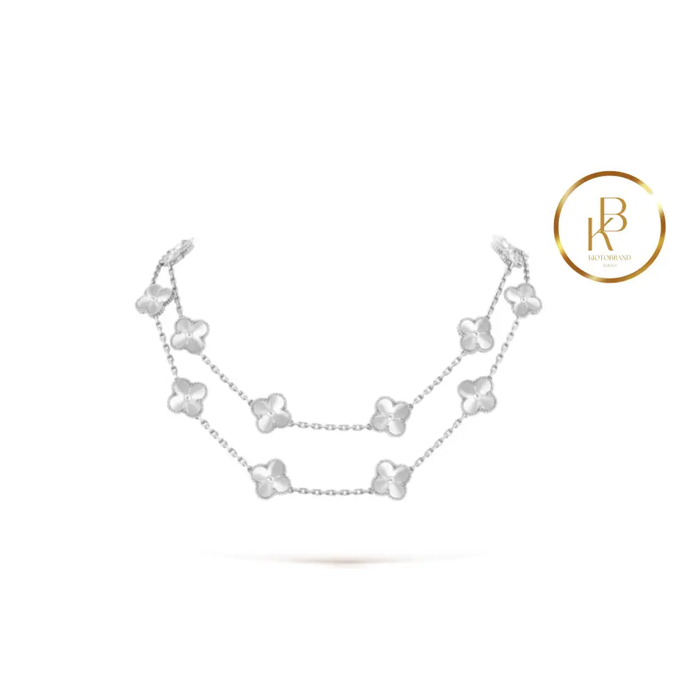 Van Cleef Vintage Alhambra Long Necklace 20 Motifs