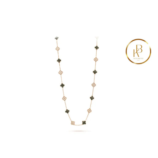 Van Cleef Vintage Alhambra Long Necklace 20 Motifs