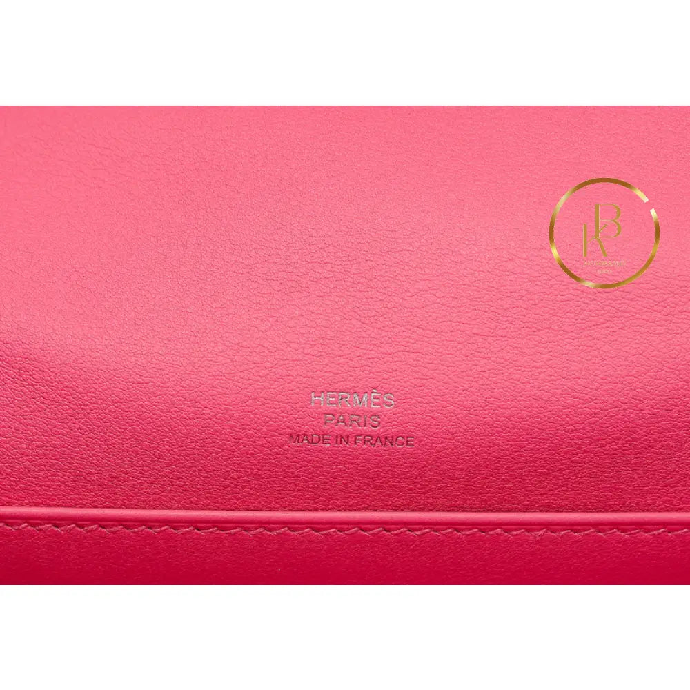 Kelly Pochette Rose Azalee Swift Handbags