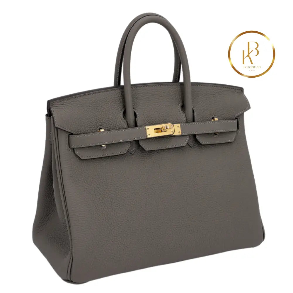 Birkin 25 Gris Meyer Togo Handbags
