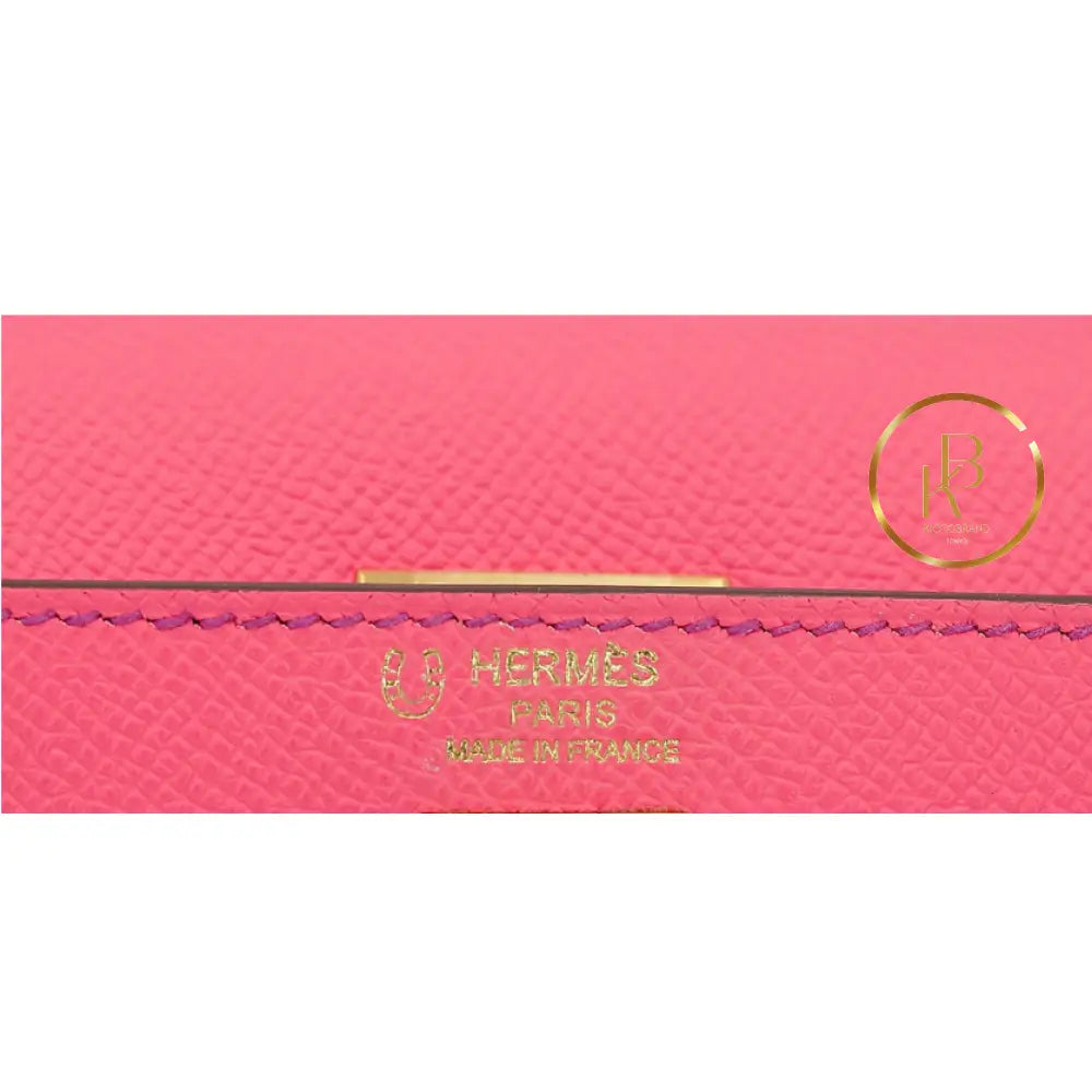 Kelly 25 Special Order Rose Azalee & Purple Epsom Handbags