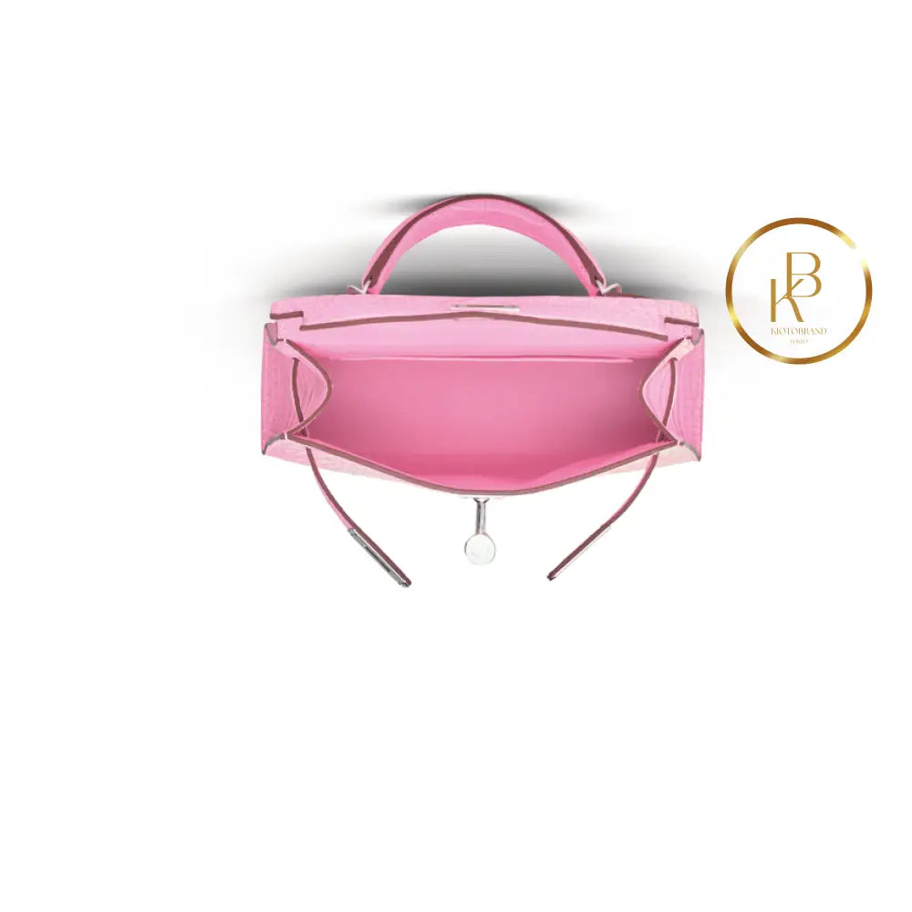 Kelly 20 Mini Ii 5P Matte Pink Alligator Handbags