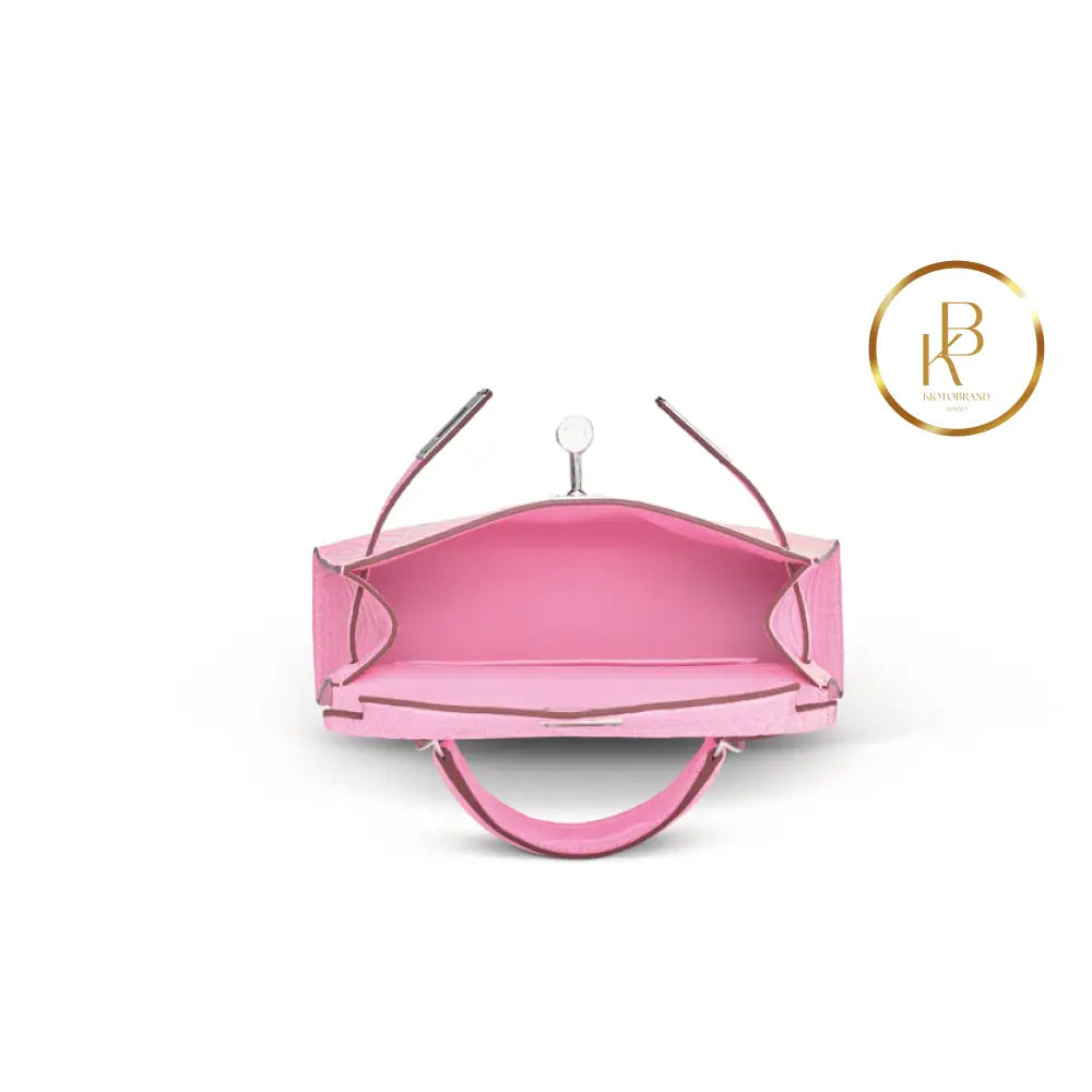 Kelly 20 Mini Ii 5P Matte Pink Alligator Handbags