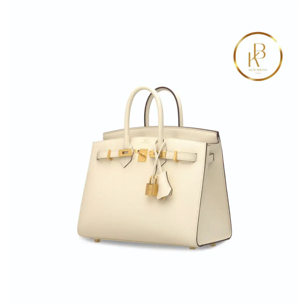 Birkin 25 Nata Epsom Sellier Handbags