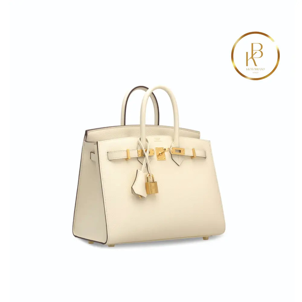 Birkin 25 Nata Epsom Sellier Handbags