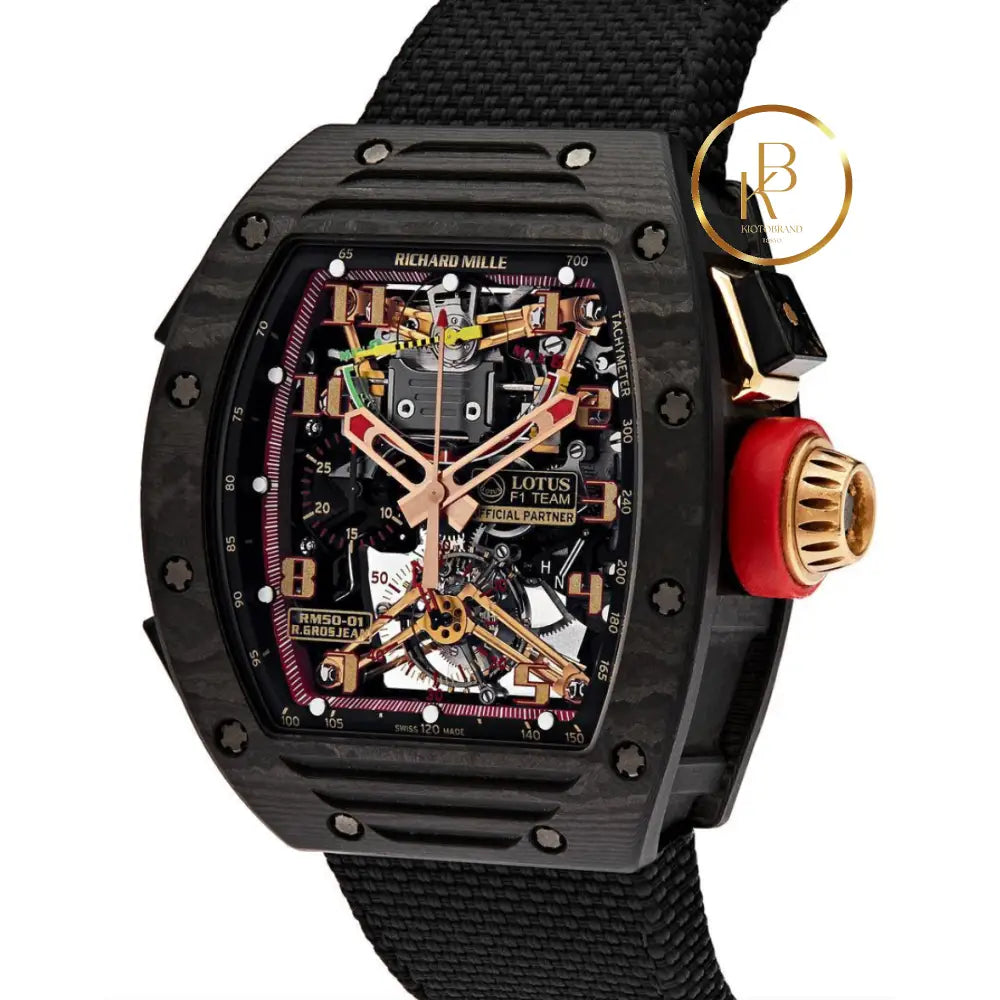 Richard Mille Rm50-01 Lotus F1 G-Sensor Tourbillon Ntpt Limited 30Pcs Watches