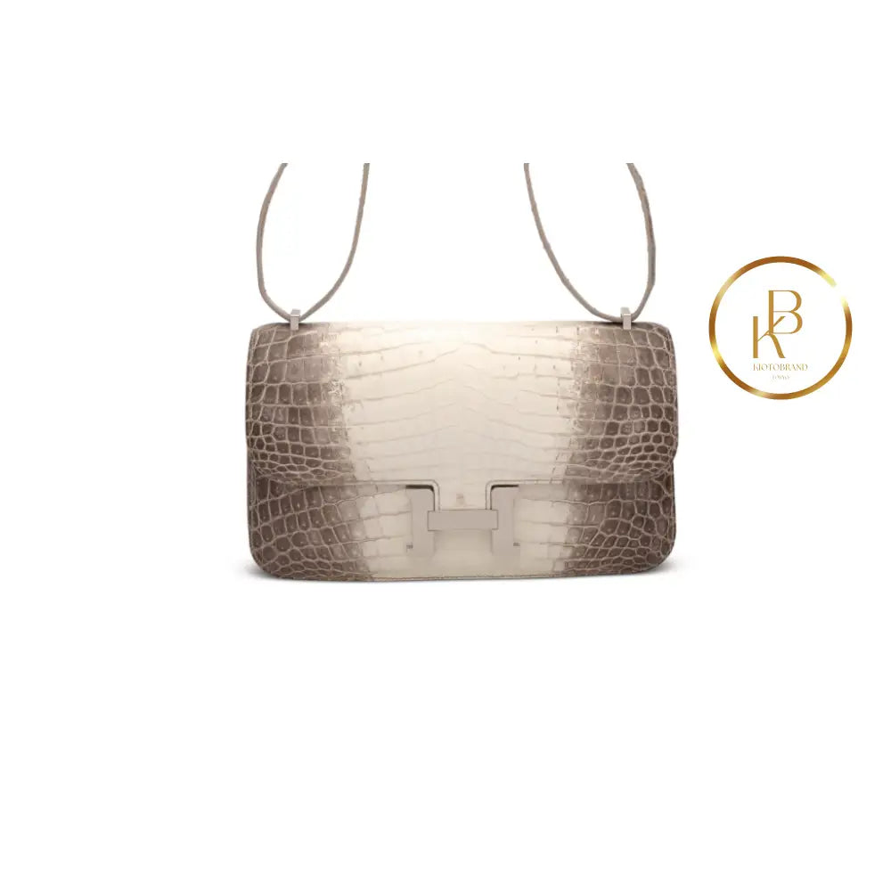 Constance Èlan Matte Himalaya Niloticus Palladium Handbags
