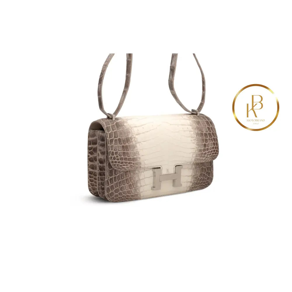 Constance Èlan Matte Himalaya Niloticus Palladium Handbags