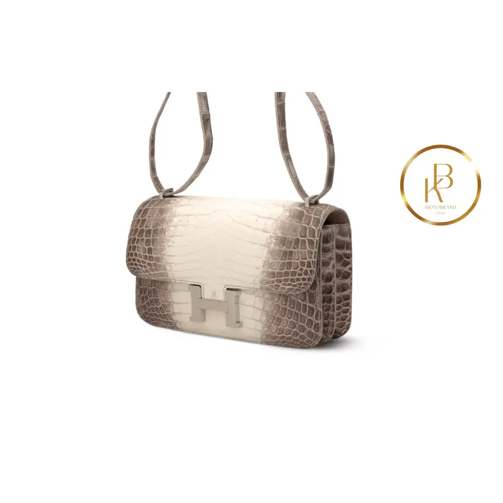 Constance Èlan Matte Himalaya Niloticus Palladium Handbags