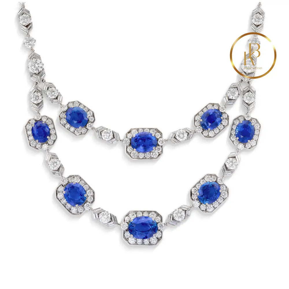 Bvlgari Sapphire & Diamond Necklace Necklace