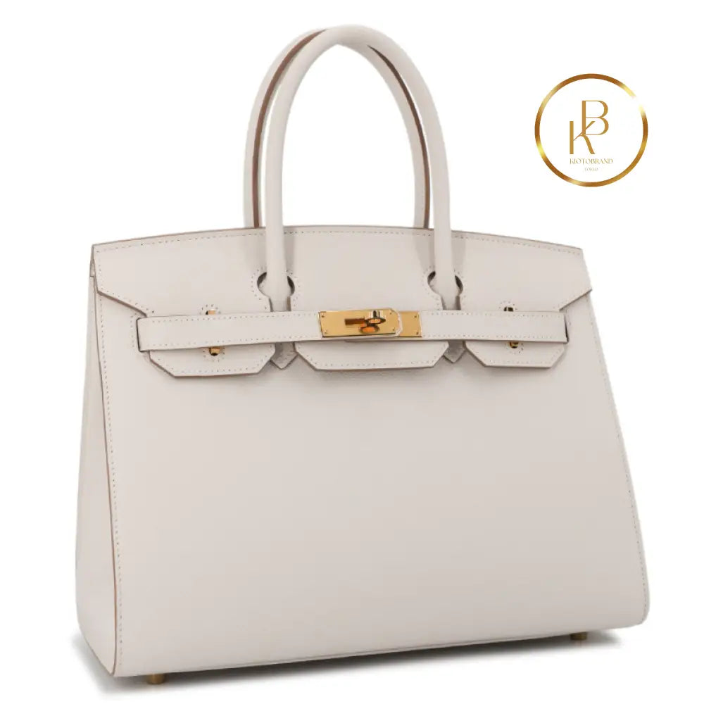 Birkin 30 Gris Pale Epsom Handbags