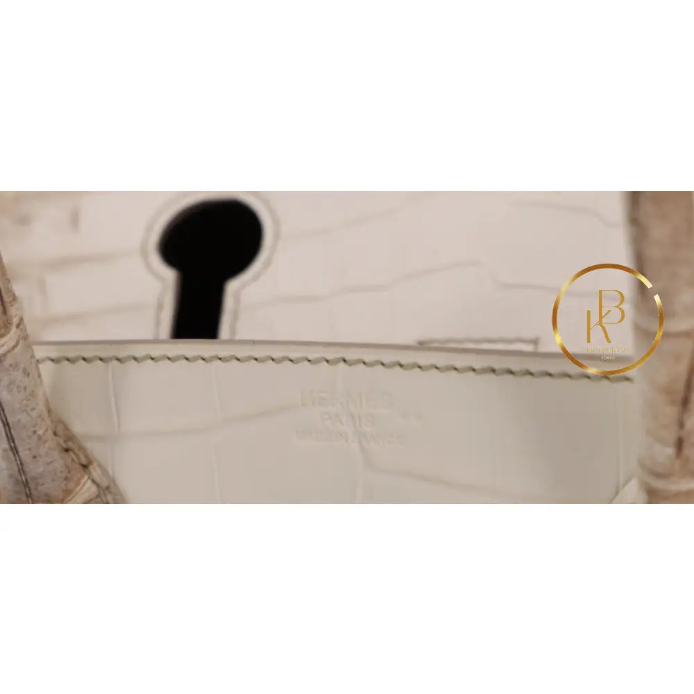 Birkin 30 Himalaya Matte Niloticus Croc Handbags