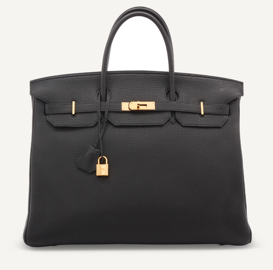 Birkin 40 Black Togo Ghw Handbags