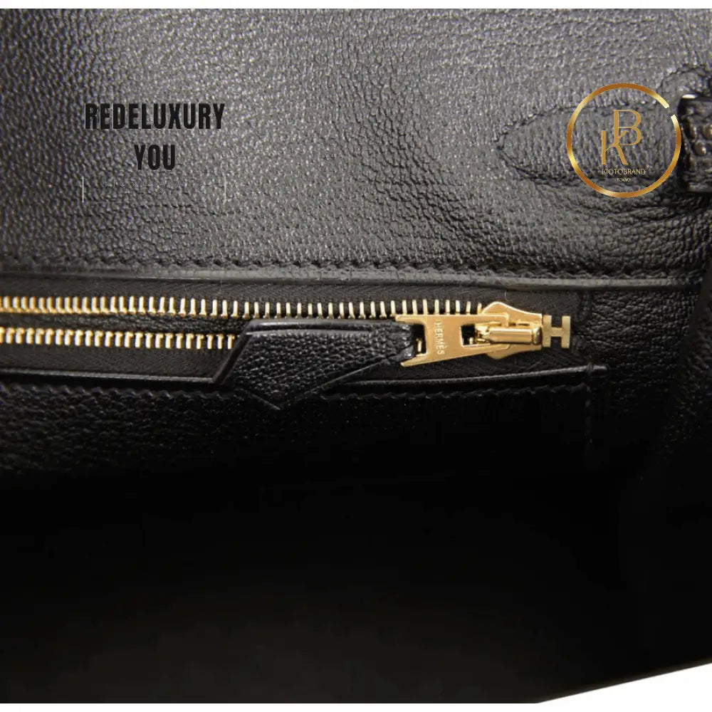 Birkin 25 Black Lizard Gold Hardware (Limited Edition)