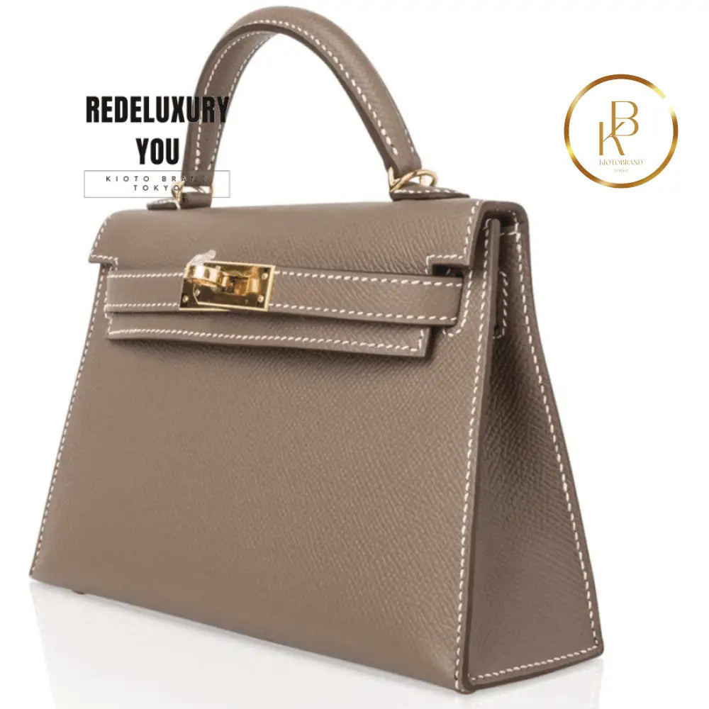Kelly 20 Mini Sellier Etoupe Limited Edition