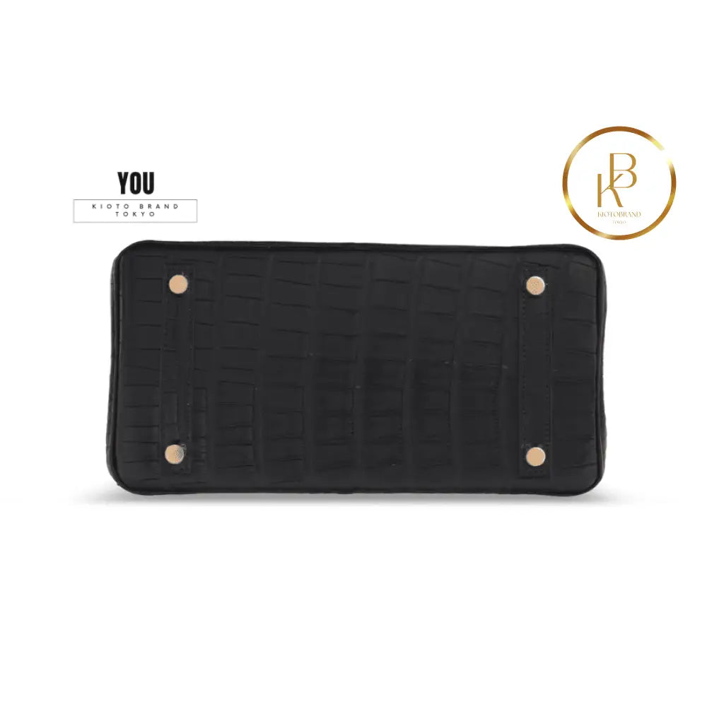 Birkin 25 Black Matte Alligator