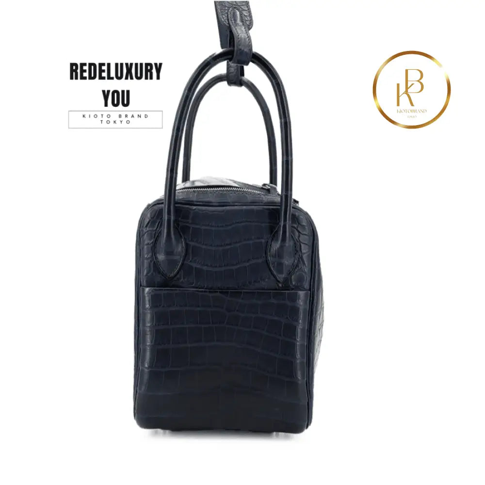 Nile Croc Lindy 26 Bleu Indigo