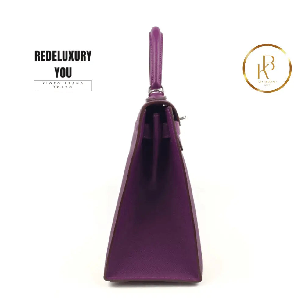 Kelly 28 Sellier Anemone Purple Epsom