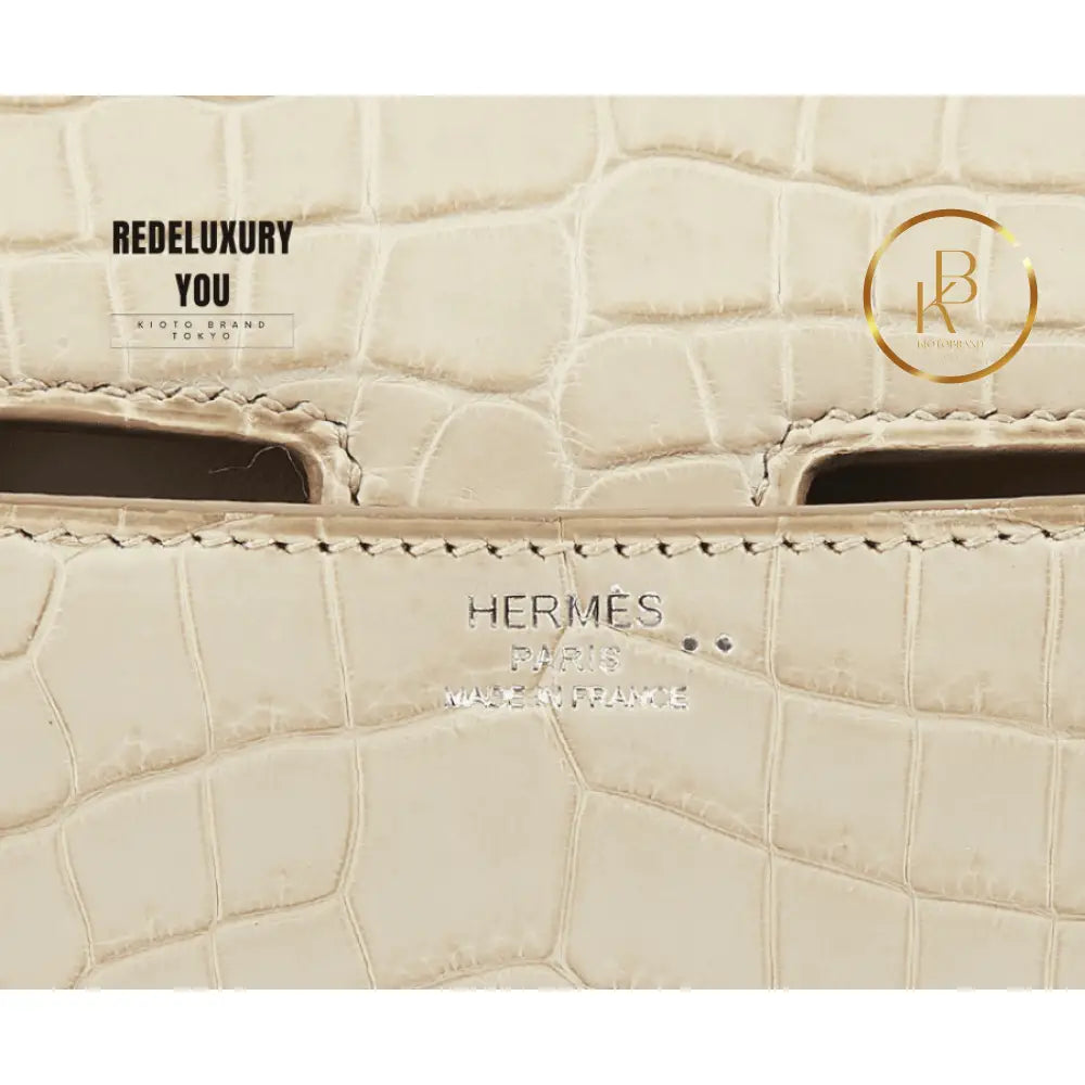 Matte Nile Croc Constance Elan Beton
