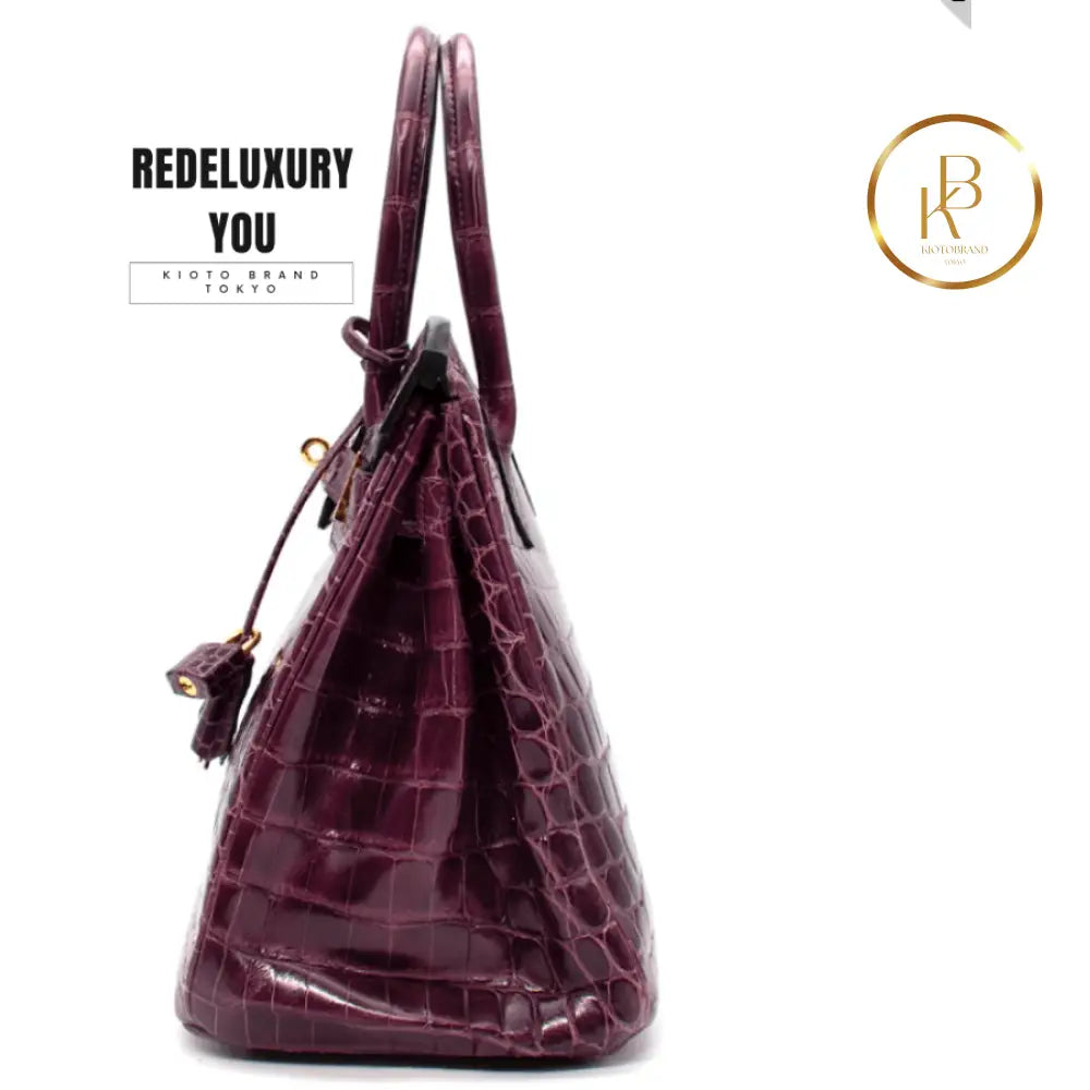 Birkin 30 Niloticus Crocodile