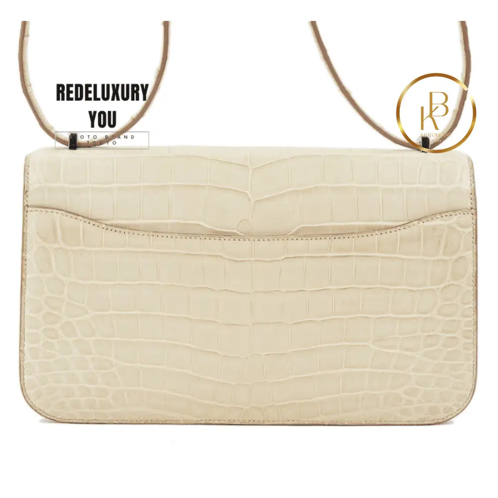 Matte Nile Croc Constance Elan Beton