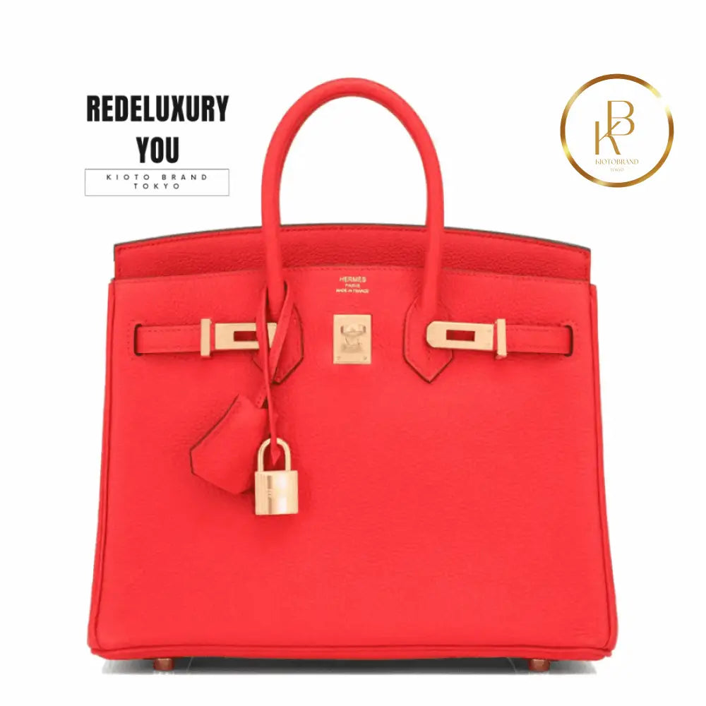 Birkin 25 Capucine Orange Red