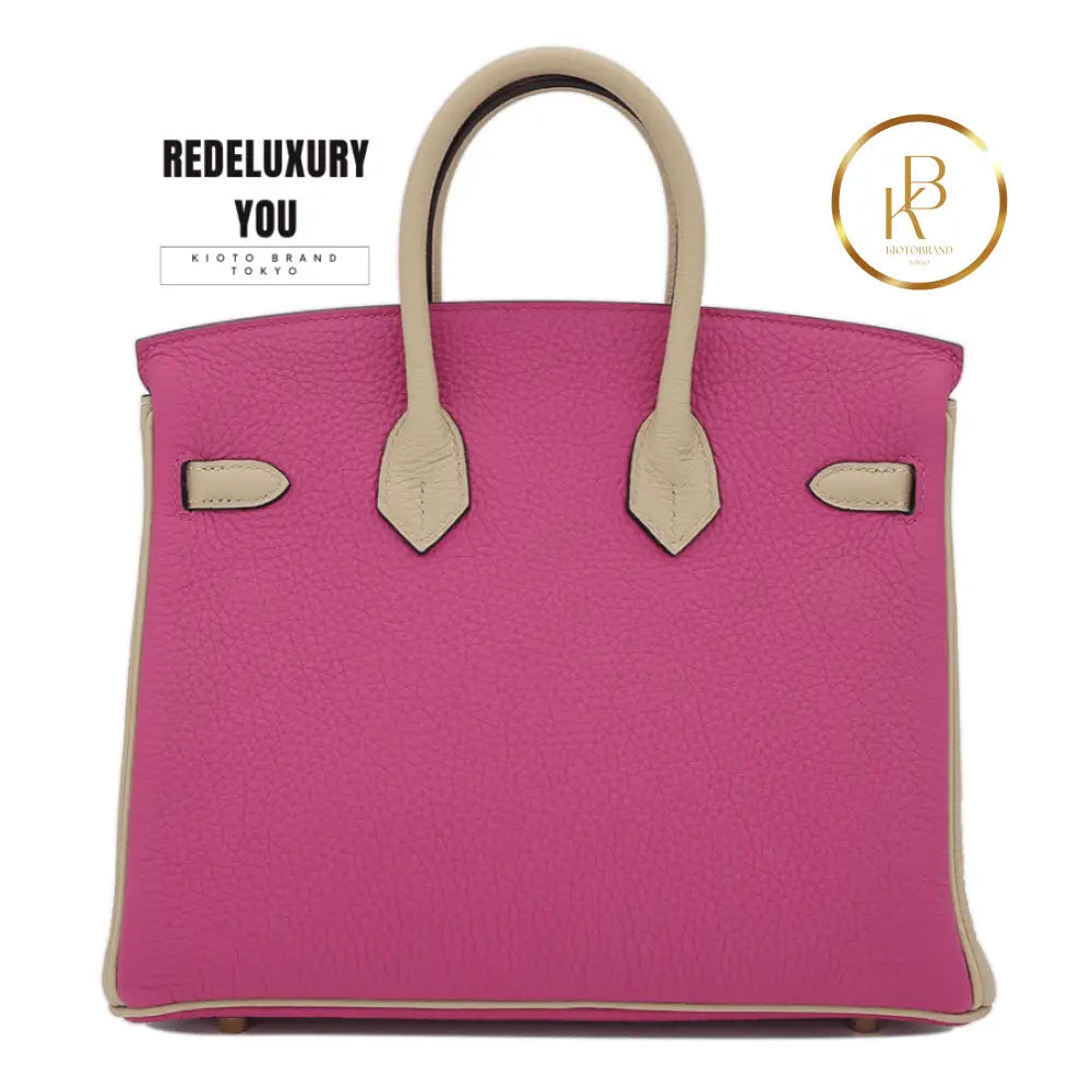 Birkin 25 Rose Purple Trench And Togo (Special Order)
