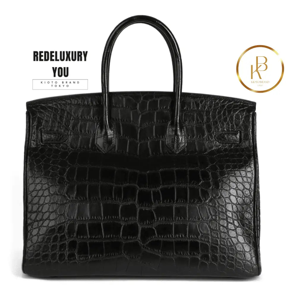 Birkin 35 Matte Alligator Retourne