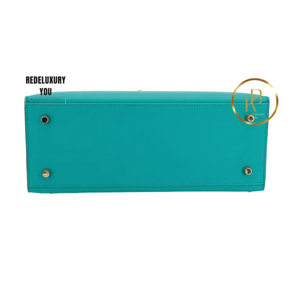Kelly 28 Sellier Bleu Paon (Special Order)