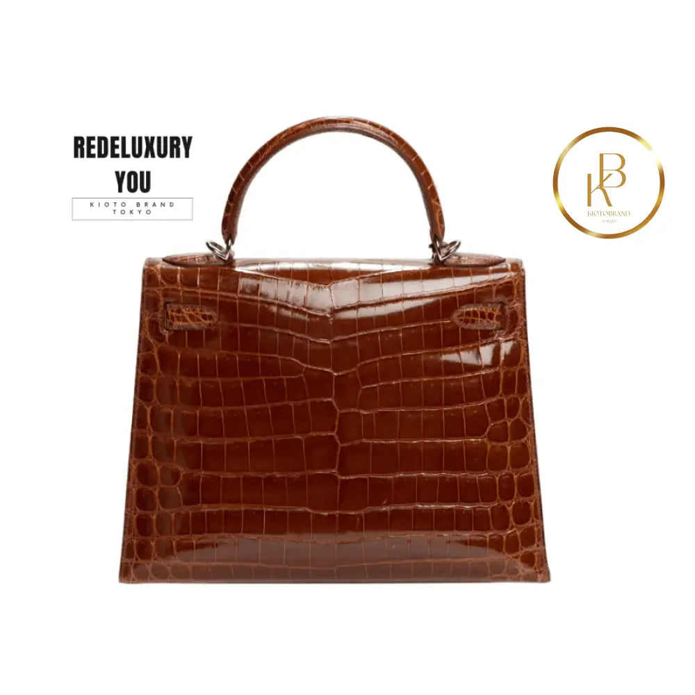 Kelly 28 Havane Crocodile