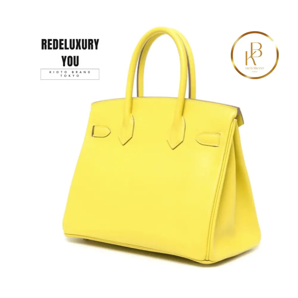 Birkin 30 Yellow Epsom