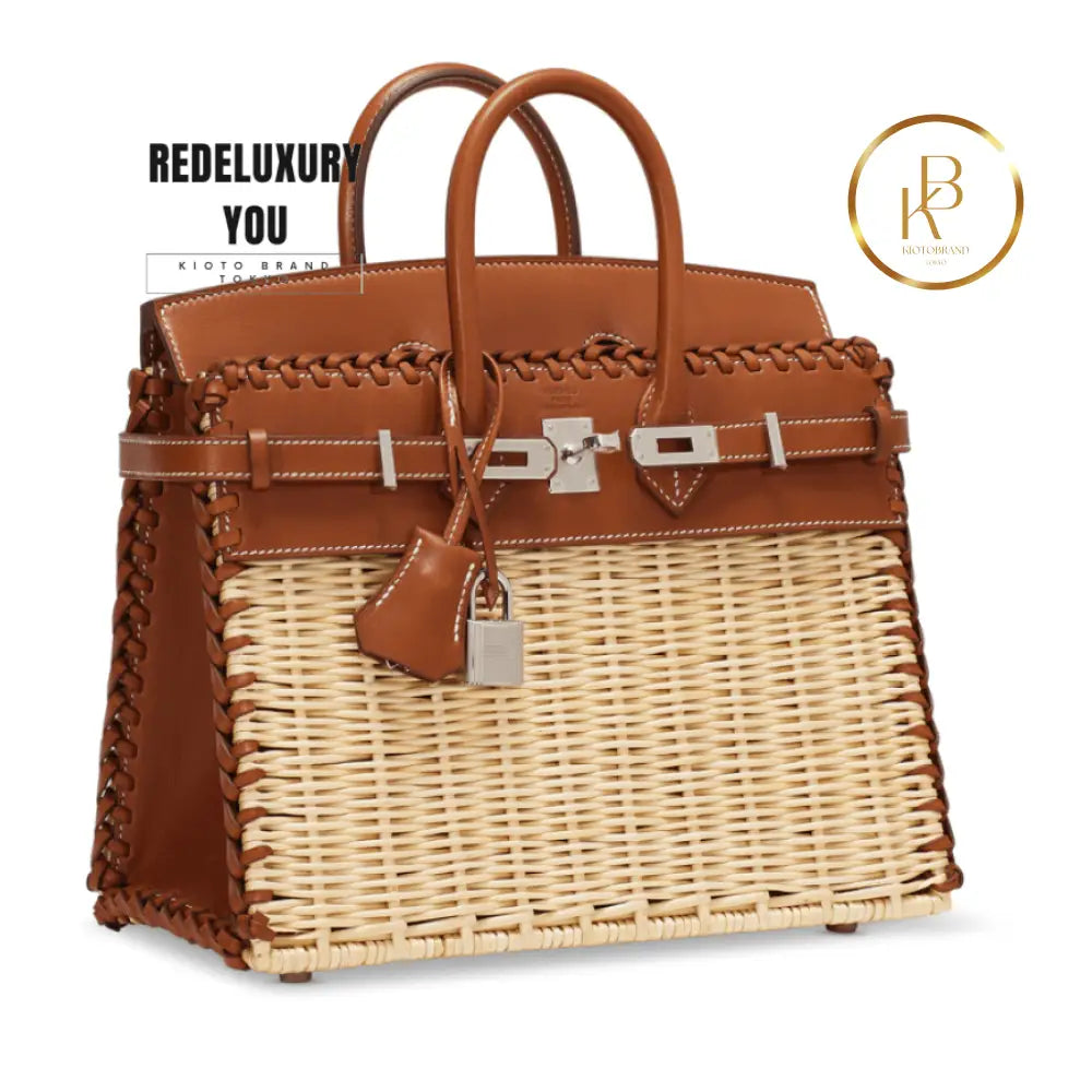 Birkin 25 Barenia & Osier Picnic (Limited Edition)
